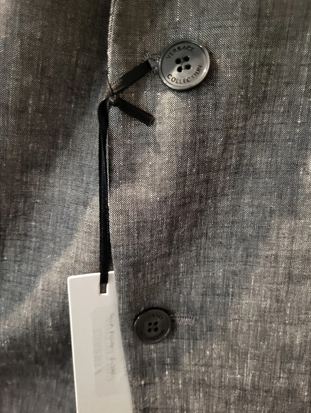 Versace Men's Graphite Gray Two-Button Suit Size 58